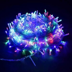 超人気★カラフル LEDライト 10m クリスマスイルミネーション LED クリスマス イルミネーションライト クリスマス飾り LEDイルミネーション