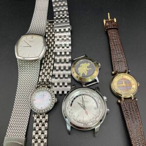 1円〜 BURBERRY バーバリー BALENCIAGA バレンシアガ SEIKO セイコー クレドール ハンティングワールド 腕時計 クォーツ 稼動品含む まとめ