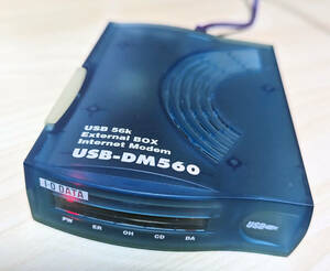 IODATA USB接続56Kモデム USB-DM560