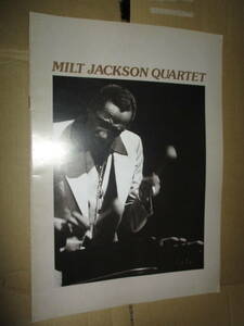 コンサート・パンフレット ミルト・ジャクソン Milt Jackson シダー・ウォルトン Cedar Walton Bob Cranshaw Mickey Roker ジャズ JAZZ 