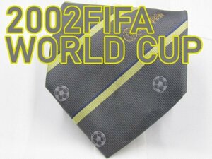 【ワールドカップ】 OC 553 ワールドカップ 2002FIFA WORLD CUP ネクタイ 黒系 スポーツ ワンポイント ブランドロゴ ジャガード