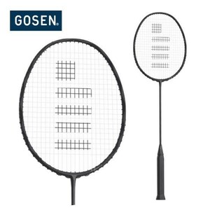 【GOSEN BRIFSM 4U6】 GOSEN(ゴーセン) 　インフェルノスマート　マットブラック　4U6　バドミントンラケット　新品未使用　ケース付 　