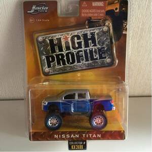 ジェイダ Jada HighProfile Nissan Titan Blue 日産 タイタン 1/64