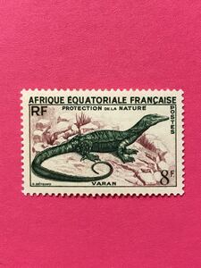 外国未使用切手★フランス領赤道アフリカ 1955年 バラン