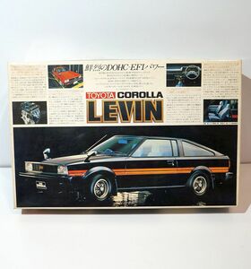 バンザイ バンダイ カーコレクション 1/20 トヨタ カローラ レビン TOYOTA LEVIN JAN無し 当時品 昭和 車 乗用車 クーペ プラモデル 模型