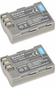 2個セット Nikon ニコン EN-EL3E 互換バッテリー D700 D300 D200 D90 D70s D50 D70 D100 等 対応 battery MH-18a対応