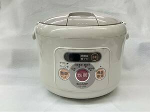 【長期保存現状品】SHARP シャープ マイコン炊飯器 KS-H54-C型 0.54L　3合炊き