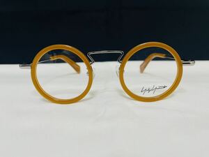 Yohji Yamamoto ヨウジ ヤマモト メガネフレーム YY1003 125 未使用 美品 伊達眼鏡 サングラス ブラウン シルバー 人気カラー