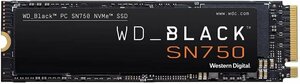 WD 内蔵 SSD M.2 2280 / WD BLACK SN750 NVMe 500GB / ゲーム　ゲームPC　カスタムPC向け　ハイパフォーマンス SSD / WDS500G3X0C