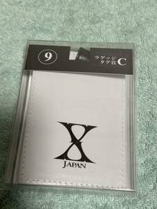 X JAPAN 1番くじ　ラゲッジタグ賞 C 白　未開封品　YOSHIKI toshl HEATH パタ　SUGIZO バッグタグ　スーツケースタグ　ラベル