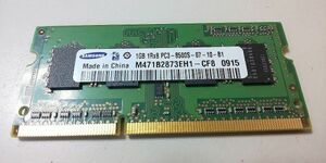【PC周辺機器】 メモリ SAMSUNG 1GB 1R×8 PC3-8500S 詳細不明