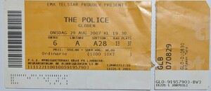 The Police★デンマーク公演2007チケット/Sting