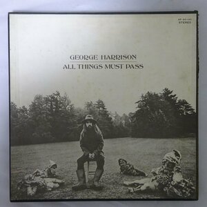 14031053;【ほぼ美盤/国内盤/3LP/BOX/東芝赤盤/ポスター付】George Harrison ジョージ・ハリスン / All Things Must Pass