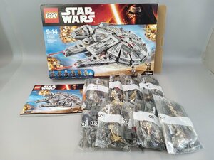 【未検品・ジャンク】 LEGO レゴ LEGOスター・ウォーズ ミレニアム・ファルコン 75105 現状品 [27] No.1889