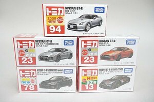 TOMICA トミカ 日産 No.23 GT-R 初回特別仕様 / No.13 日産 GT-R NISMO GT500 など5点セット