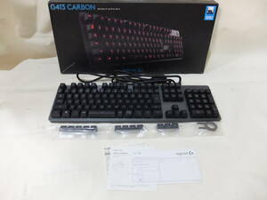 ロジクール Logicool G413 CARBON メカニカルゲーミングキーボード USB有線式