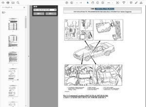 メルセデスベンツ　SLK　R170（1997-2006）　ワークショップマニュアル&配線図 整備書