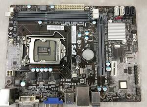 【中古パーツ】BIOS確認のみ、H81H3-M5 V1.0 マザーボード ＩＯパネル付 LGA115 ■MB2135