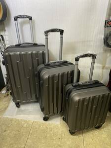 スーツケース/キャリーケース モデルHT-003 / 16・20・24インチ 3個セット シルバー・グレー各色あり /TSAロック
