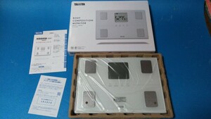 タニタ TANITA 体重体組成計 BC-316-WH 未使用新品 撮影のため箱開封しました 袋は未開封 保証書未記載