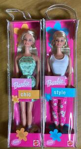 ＜二点セット＞　Barbie（バービー）　style　と　chic 