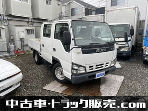 【諸費用コミ】:A102)検R7/4月●いすゞ/エルフ/平ボディ/Wキャブ/5MT/PW/商用車/業販/NHR69/ダブルキャブ/キャンター/