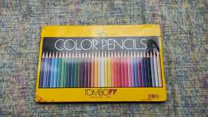 トンボ色鉛筆36色　 COLOR 　36色色鉛筆 　塗り絵　鉛筆画　昭和　一色　エラー品　広島