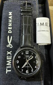 希少 デンハム DENHAM TIMEX DENHAM Waterbury Automatic タイメックス