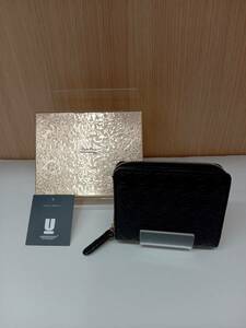 UNDERCOVER アンダーカバー 二つ折り財布 コインケース UC2A4C 箱あり 日本製 りんご柄 ブラック 通年