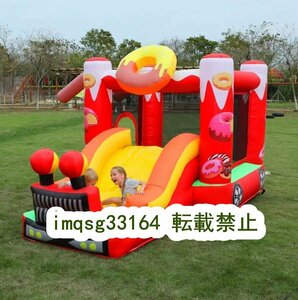 ビニールプール 滑り台 プール すべり台 滑り台 自動車 プレゼント キッズ 子供 トランポリン 大型遊具 エアー遊具 350×220×230cm