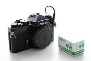 Nikon ニコン FE ボディ黒 MF-12付き Fuji業務用36枚