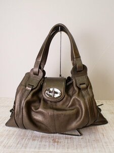 マルベリー　mulberry　センターターンロック　定番バッグ【L