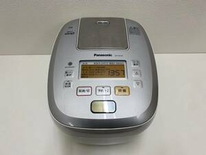 【A041】中古品　Panasonic　パナソニック　可変圧力IHジャー炊飯器　SR-PA107　1.0L　2018年製　ホワイト　通電確認済