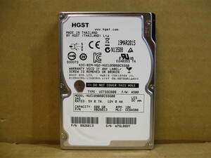 ▽HITACHI HGST HUC109060CSS600 600GB SAS2.0 6Gb/s 10krpm 2.5型 内蔵HDD 中古 日立 Ultrastar