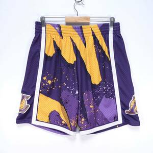 【送料無料】Mitchell&Ness(ミッチェル&ネス)/NBA/LA Lakers/ロサンゼルス レイカーズ 2009 ハイパーフープ スウィングマンショーツ/パンツ