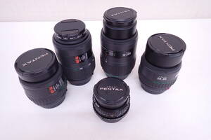 PENTAX ペンタックス レンズ 5点セット smc PENTAX-A 1:1.7 50mm PENTAX-F ZOOM 1:3.5-4.5 28-80 1:4-5.6 70-210 70-200 G04012T