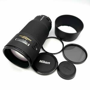Nikon ニコン ED AF NIKKOR 80-200mm F2.8 D カメラレンズ 望遠 ズームレンズ フード付き