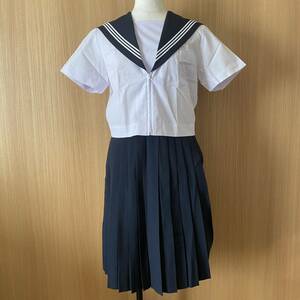 【コスプレ衣装】　SE134　中学校　高等学校　夏セーラー服スカートセット　学制服　女子　JK JC 