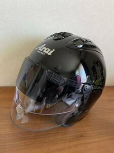 Arai アライ VZ-RAM ジェットヘルメット Mサイズ ブラック 人気 バイク 二輪 オートバイ ツーリング スクーター ハーレー