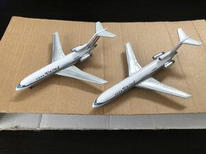 Jet-X 1/400 B727-022 & B727-222 N7073U N7638U UNITED AIRLINES FRIEND SHIP マジックメタル仕様