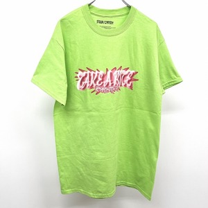 レディーガガ|ブラックピンク|サワーキャンディー Lady Gaga|BLACKPINK|SOUR CANDY 音楽 コラボ グッズ Tシャツ 半袖 綿100% M 緑 メンズ
