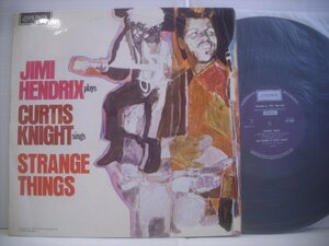 ● 輸入UK盤 LP JIMI HENDRIX PLAYS CURTIS KNIGHT SINGS / STRANGE THINGS ジミ・ヘンドリックス 1968年 LONDON SH 8369 ◇r50728