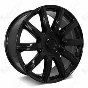 24インチ 新型エスカレード プラチナムスタイル F261 シルバー レプリカホイール Flow 鍛造 295/35r 4本タイヤセット 24x10j 6穴139.7