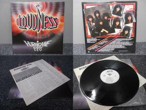 LOUDNESS・ラウドネス / HURRICANE EYES 　 　 LP盤・P-13540