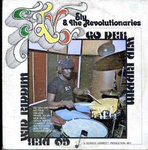77年 ジャマイカ盤LP！Sly & The Revolutionaries / Go Deh Wid Riddim【Crystal / 1004】スライ・ロビー Derrick Hariott レゲエ ダブ