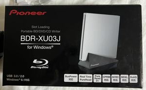 パイオニア Pioneer ポータブル ブルーレイドライブ BDR-XU03J BD DVD Win/Mac対応 中古 付属品完備