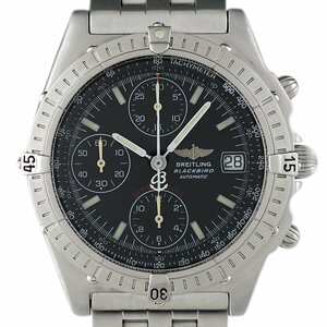 ブライトリング BREITLING クロノマット ブラックバード A13050.1 腕時計 SS 自動巻き ブラック メンズ 【中古】