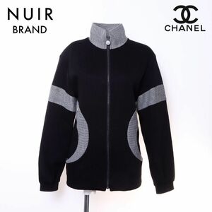 シャネル CHANEL ブルゾン ココマーク コットン ブラック