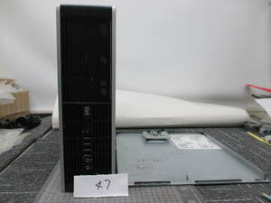 47　　　　　hp Compaq 6000Pro SFF 　ＨＤＤレス　 スリムタイプPC　メンテナンス前提　　　　　　　