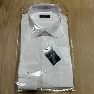 【送料無料】3枚セット　ワイシャツ　ワイドカラー　39-82 ホワイト　白　LUISANT 長袖